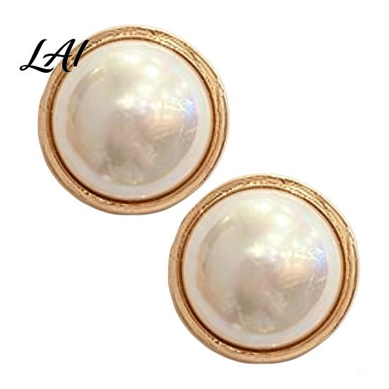 Safety Button Pin 2Pcs Faux Pearl Magnetic Clothes Button Fake Cat Eye Stone Brooch No Sew for Shirts Scarf Shawl Clothing Decorative