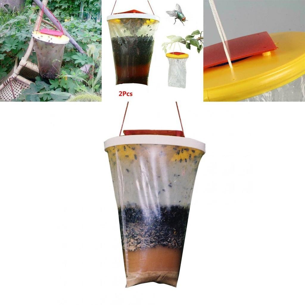 2x Sacchetto Trappola Cattura Insetti Killer Insetti Insetti Vespe Mosche Controllo Parassiti Trappola per Insetti
