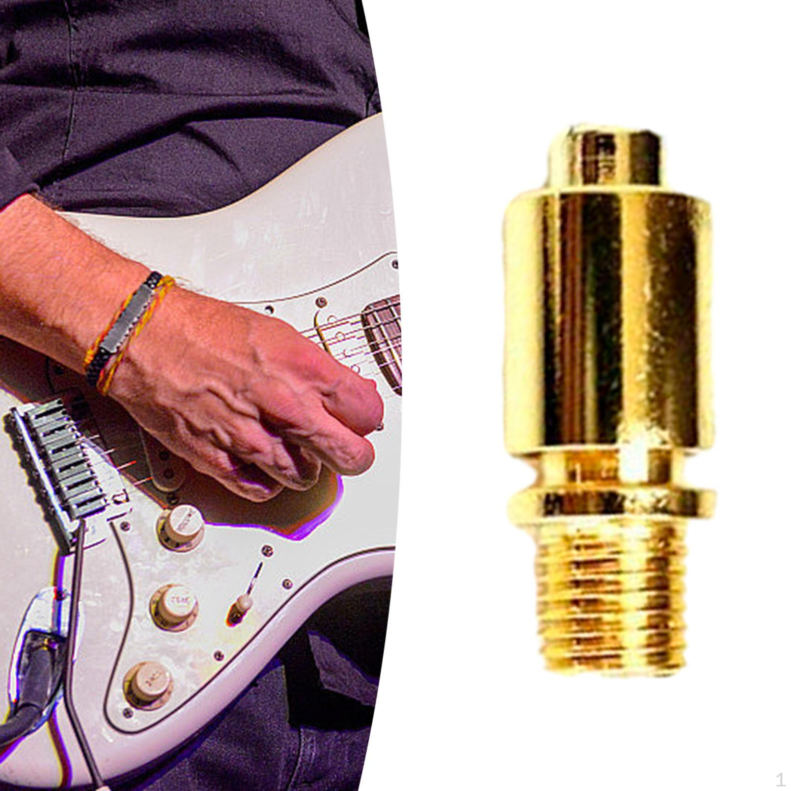 

Direct Insert Tremolo Arm Jack Replaces Uagrade Easy to Use Parts for Electric Guitar, Bridge System gold