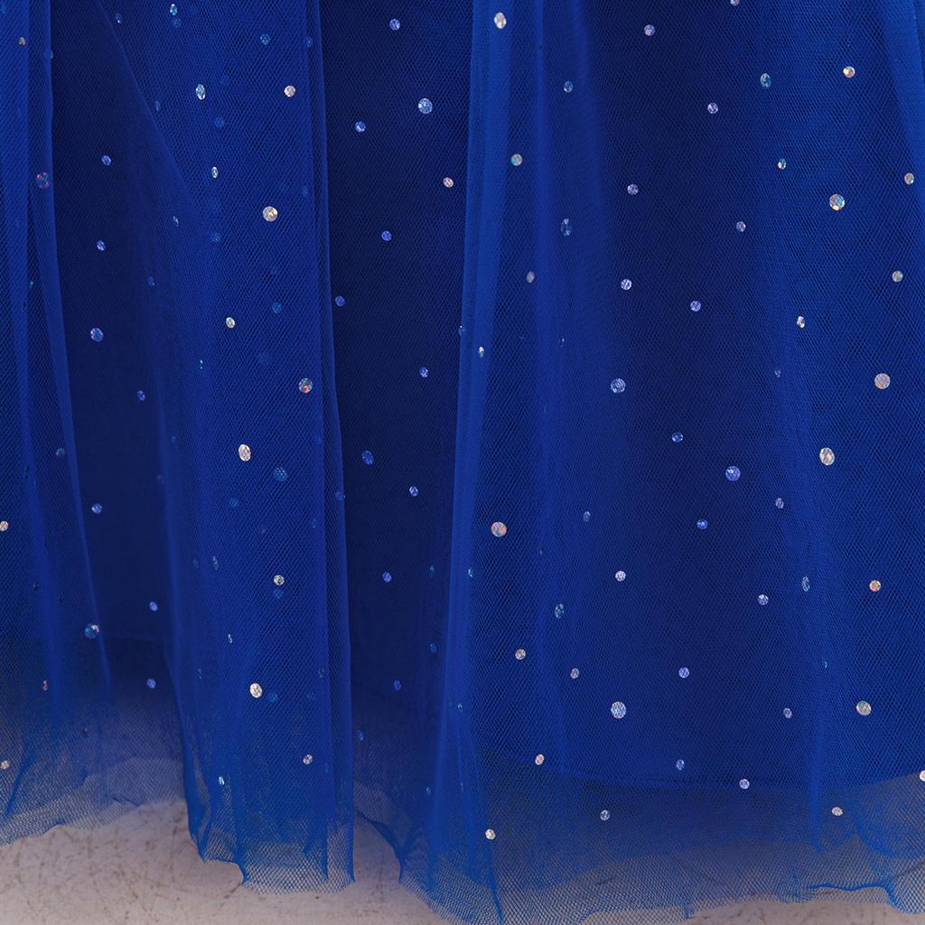 Sukienka księżniczki z tiulu dla dziewczynek - Puszysta, z kokardą, sukienka dla druhny, na wesele i bal