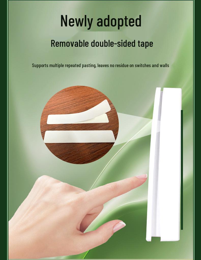 Battery-Free Wireless Switch: Easy Install, Multi-Control, Stick-On Design