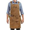 Customizable European & American Style Thick Canvas Apron for Woodworking, Electrician, and Gardening with Personalized Logo