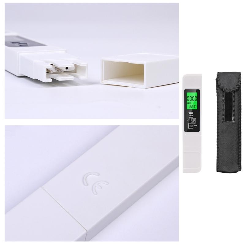 Multifunctional Water Quality Tester Monitors TDS & Temperature ABS Perfect for Household Aquariums Pool & Laboratory