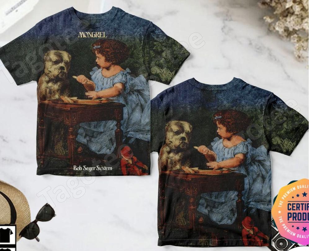 The Bob Seger System Mongrel Album Cover Unisex T-shirt LI1825 Unisex T-Shirt XXXXL