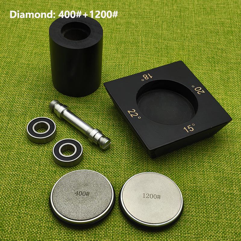 4 Angles Rolling Knife Sharpener Kit For Straight Edge Roller Knife Sharpening With Industry Diamonds Whetstone Chef Knife Set