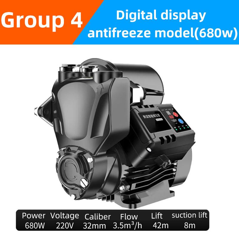 Fully Automatic Water Pressure Booster Pump High Power Silent Water Heater Booster Pump Silent Self-priming Pump