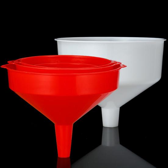 Plastic Funnel Set Food-Grade Large Mouth Liquid Transfer Funnels Oil Wine Pouring Funnels Kitchen