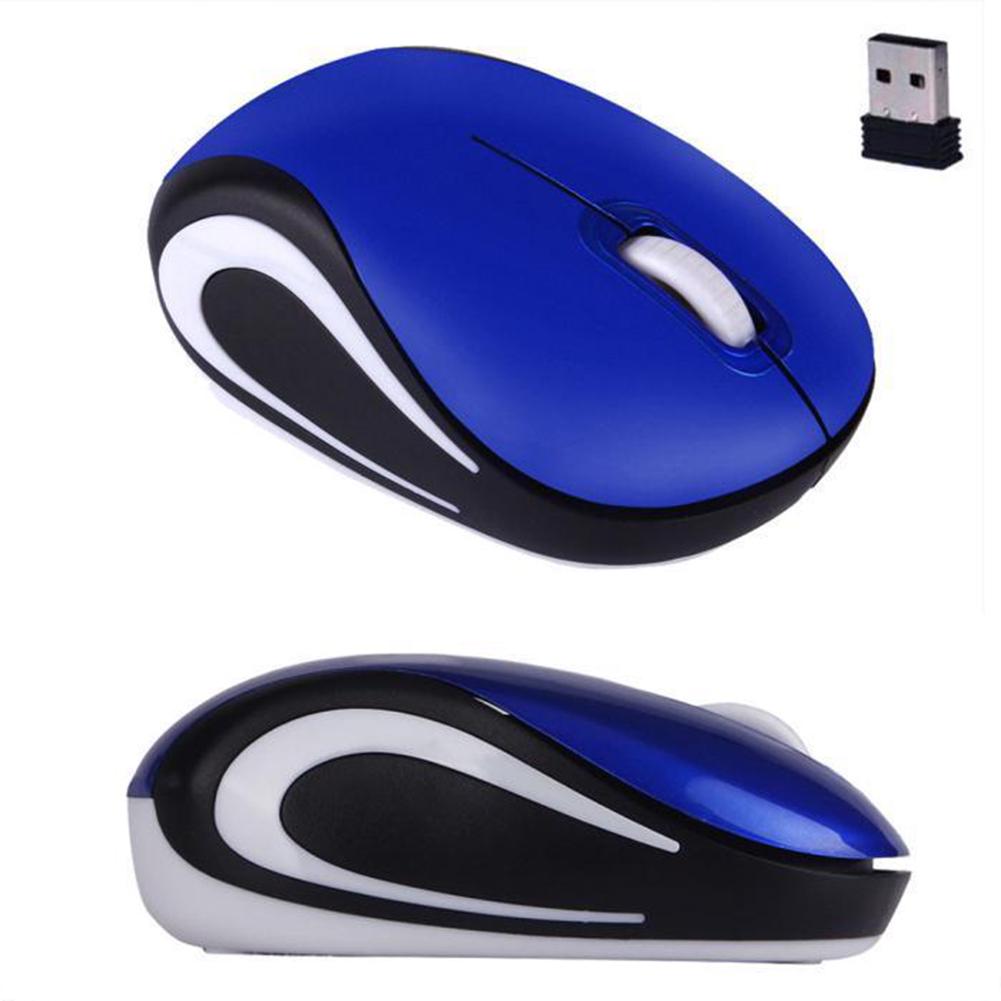 Mini 2.4 GHz 800-1600 DPI Wireless Optical Mouse Mice for PC Laptop Notebook