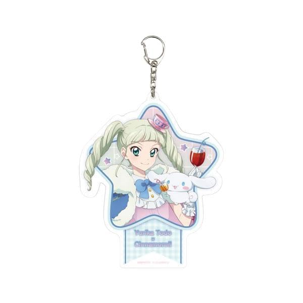

Aikatsu x Sanrio Characters 05 Yurika Todo x Cinnamoroll [Life-size illustration] Big acrylic key chain