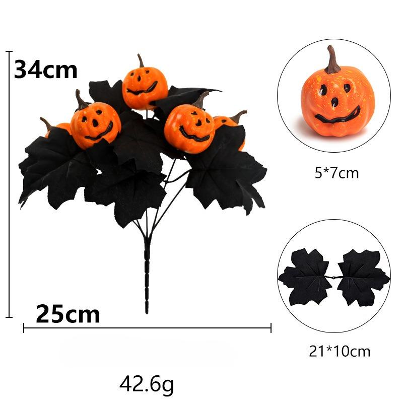 1PC Halloween-themed artificial pumpkins, artificial flowers, living room decorations, home decor, party decorations