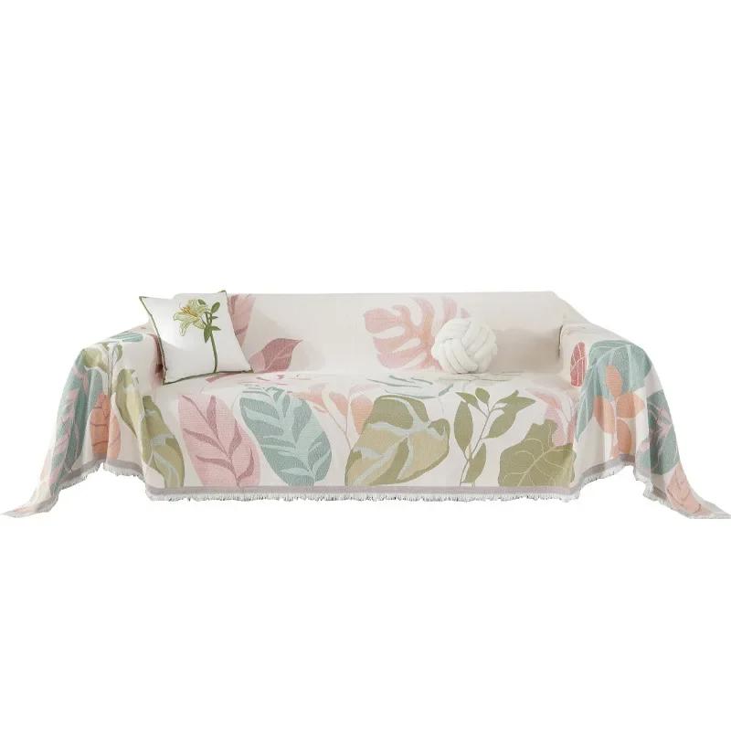 Modern And Simple New Model Chenille Sofa Blanket Four Season Universal Soft Comfortable Anti Slip Dustproof Sofa Cover Cloth