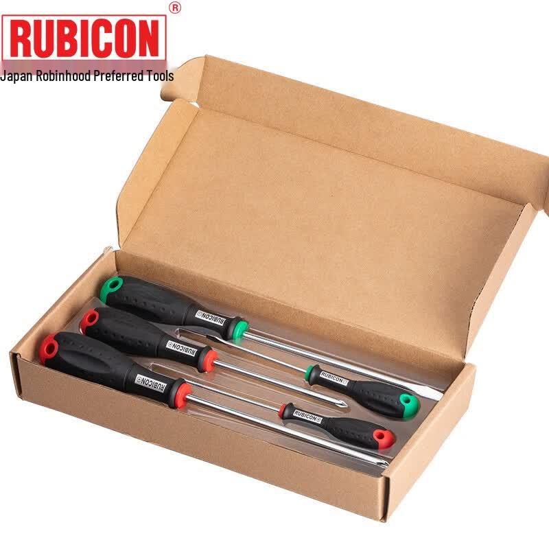 RUBICON 500-5A 5-Piece Two-Tone Handle Screwdriver Set 5-Piece