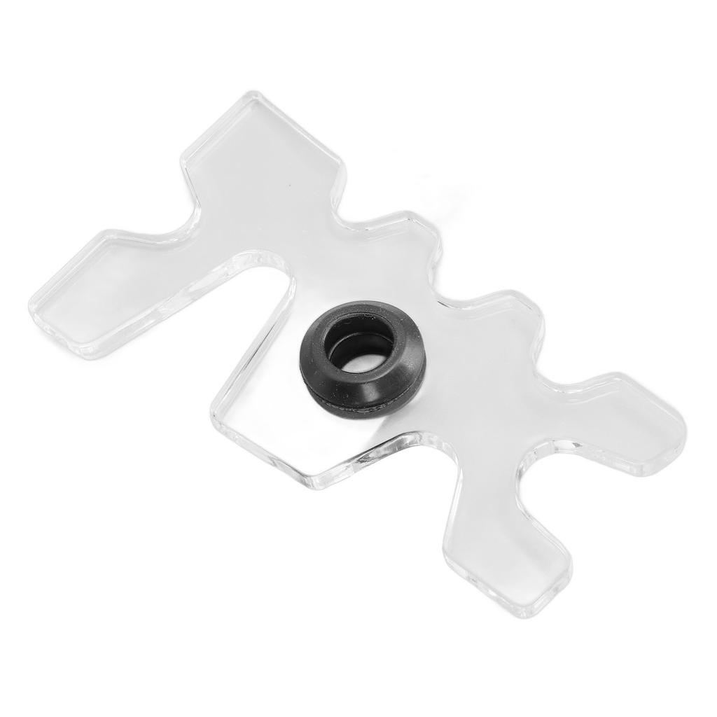 Clear Plastic Pool Billiard Cue Bridge Head Pool Stick Holder Acrylic Billiard Cue Bridge Head