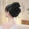 Large Beaded Flower Hair Clip Claws For Women Pearl Tassel Shark Clip Fairy Feather Ponytail Clip Hairpins Girl Hair Accessories