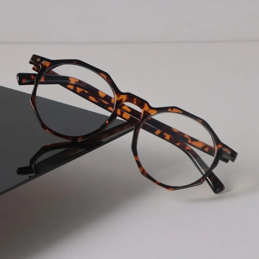 Luxury Round Frame Eyeglass Women Men Minimalist Transparent Glasses Cool Clear Lens Frame Glasses