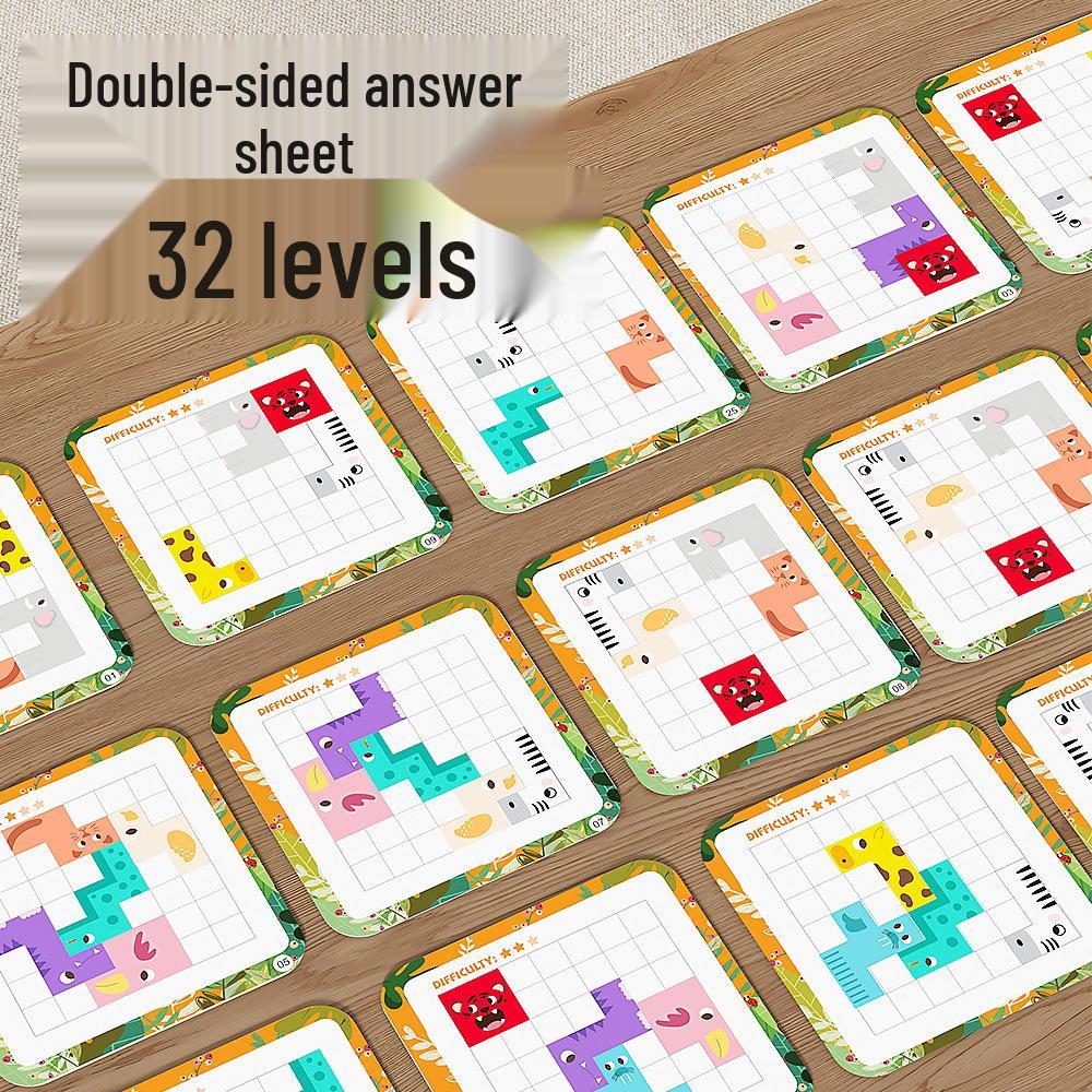 Magnetic Animal Tetris Puzzle for Kids – Logic and Early Education Toy