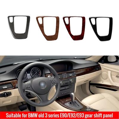 Auto-Innenraum-Schalttafel-Aufkleber, dekorative Abdeckungsverkleidung für BMW 3er E90 E92 2005-2008 2010 2011 2012 Zubehör, Schwarz