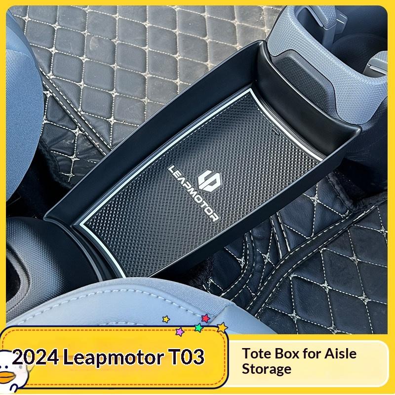 Für Leapmotor T03 2024 2025 Auto Mittelablagebox Mittelkonsolen-Sitzablagebox