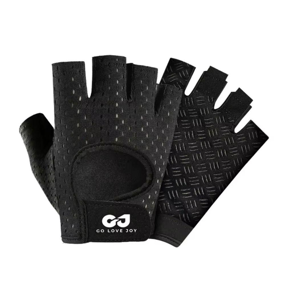 1 Pair Breathable Cycling Gloves Anti-Slip Half Finger Gloves Fitness Gloves  Weightlifting