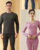 2025 Cashmere Silk Warm Underwear Set: Men's & Women's Autumn/Winter Wool Base Layer