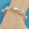 Versatile French-Style Choker: Irregular Pearl Necklace with OT Buckle for Women