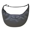 Le Pliage Xtra Logo Embossed Detachable Leather Crescent Bag Large Women Shoulder Bag Dove-Gray 10338987P55