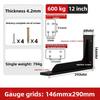 Loadbearing 111kg Wall Triangular Support Bracket Suspended TV Cabinet Desk Partition Fixed Heavy-duty Thickened Storage Rack