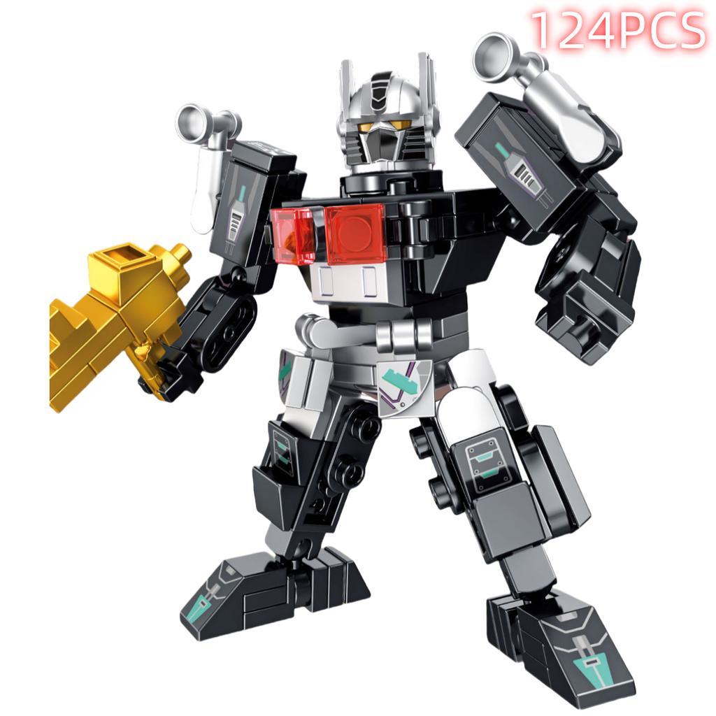 Transformation Robot Car Disney Building blocks Toys Truck head Alloy Edition Anime Mini Model Figures Tank Model For Kids Gifts