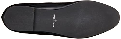 Carino CAWG22303 Damen Ballerinas aus schwarzem Lackleder, Größe 23,0 cm