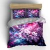 "Cherry Blossom Galaxy Art Set" Bedding Set with 1 Duvet Cover 2 Pillowcases Single Double King Queen, Gift