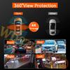 360° Car Dash Cam 4 Channels Video Recorder 1080P Car DVR 3/4 lens Front inside optional Rear View Night Vision Black Box