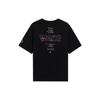 Li-Ning Wade Series Alphabet Print Round Neck Short Sleeve T-Shirt Men Tops Black AHSS437-1