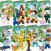 MC World Building Blocks Minifigures 29 Pack Iron Golem Animals House Building Toy Set for Boys