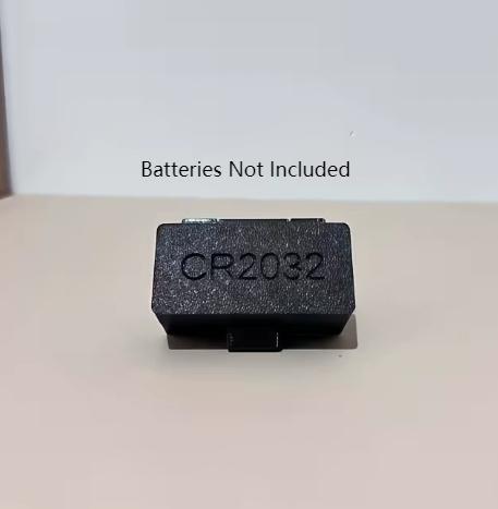 

1pc 10 Slots CR2032 Battery Holder, Portable Button Battery Storage Box, Anti-Loss Organizer for Small Batteries чорний