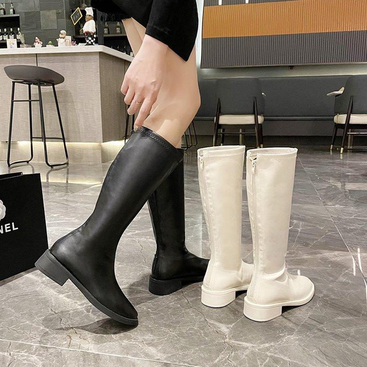 Knee High Boots for Women Classic Solid Color Boots Plus Size Fashion Boots Tall Boots