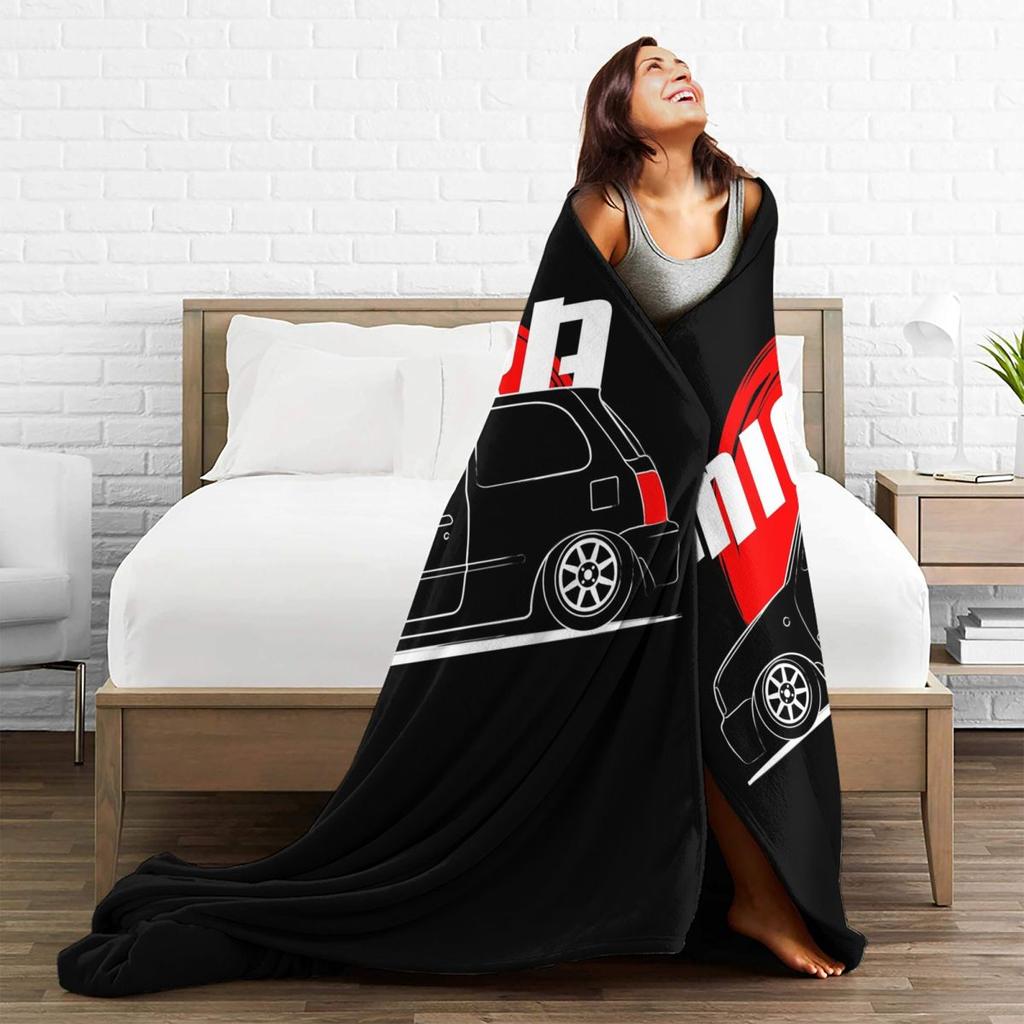 JDM Micra Blanket Soft Warm Flannel Throw Blanket Plush for Bed Living room Picnic Travel Home Couch