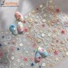 1 Foglio 5D Estate Conchiglia Marina Adesivo per Unghie Stelle Marine Lucide in Rilievo Adesivi per Unghie Decorazione Estate Spiaggia Conchiglia Marina