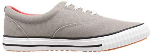 Margo Slip-On Work Shoes with Laces, Ultra Sole, Size 70, Unisex, Gray, 23.0 cm, 3E, Slip-Resistant, Water-Repellent, with Laces