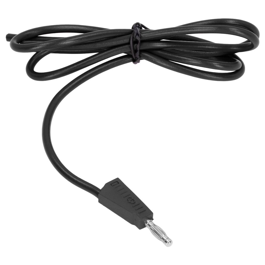 Banana Plug Test   Brass PE Electrical Test Cable Wire for Voltage Tester Truck Batteries 4mmBlack