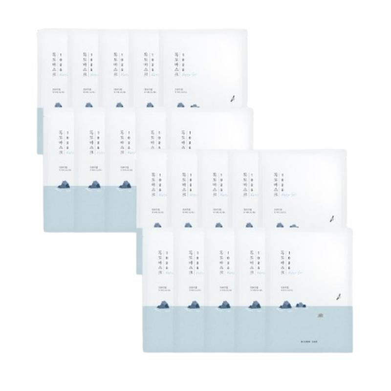 ROUND LAB 1025 Dokdo Hydrating Water Gel Mask 30ml × 10 – Moisture Sheet Mask for Hydration, Comfort & Smooth Skin