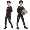 Kids' Quick-Dry Long Sleeve Sports Bodysuit Set for Basketball & Football - Summer Fit