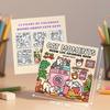 Stress Relief Graffiti Painting Book Cartoon Paperback Montessori Drawing Toy  for Adults And Teens