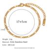 MamacitaSlay Classic paper clip chain blade chain Figaro chain twist chain stainless steel bracelets for women Jewelry