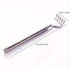 2/4 Pcs Set, 7-Prong Rake Head Back Scratcher & Pet Brush – Stainless Steel Dual-End Tool for Personal Itch Dog/Cat Grooming