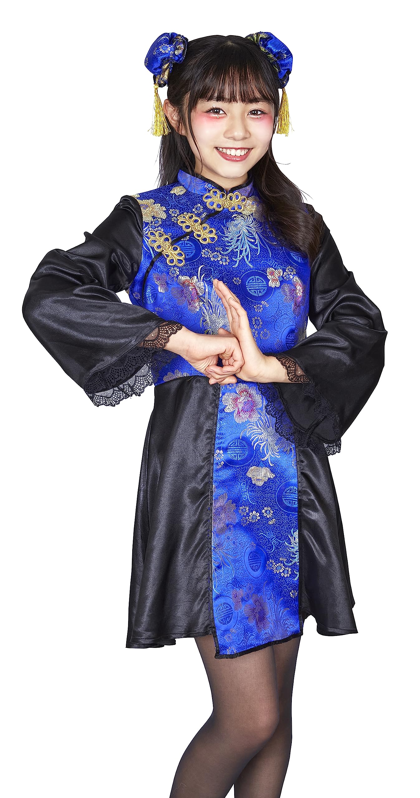 Clearstone COSCHU! Косплей Хэллоуин Китайский костюм для детей и подростков, 150 см, Девочки, Синий