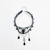Gothic Black Spider Pendant Necklace for Women Vintage Rivet Pu Leather Choker Chain Punk Cool Y2K Charms Halloween Jewelry Gift