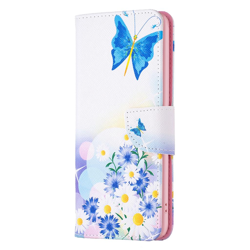For iPhone 16 Pro Max Case Pattern Print PU Leather Phone Cover with Wallet
