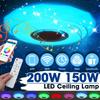 48W 220V Bedroom Smart Ceiling Lamp Home Lighting bluetooth Music Light WiFi APP Intelligent Control Modern RGB LED Ceiling Lights