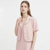 [Shop  ] Women S Short Sleeve A Line jAcket StrAppy Long dreSS Set ShA wSet 21166 Pink