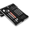 Mondhygiëne Kit Tandsteenkrabber Sonde Pincet Gereedschap Tandheelkundige Pick Set Roestvrij Staal Mondspiegel Tandarts Thuisgebruik Gereedschap